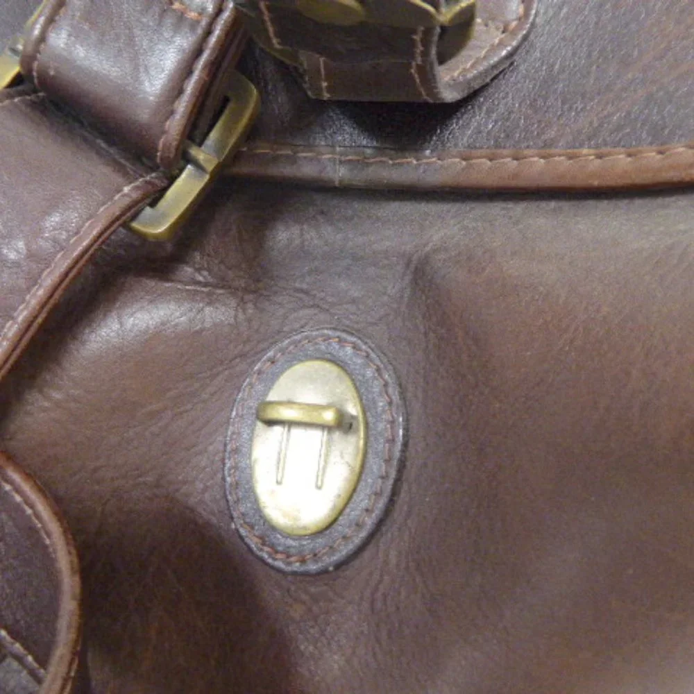 Vintage DILANA LEATHER weekend gym travel BAG suitcase